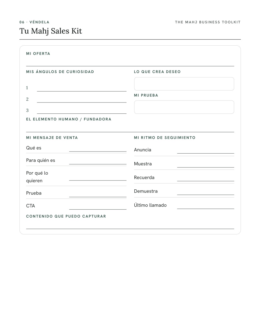 Tu Mahj Sales Kit editable